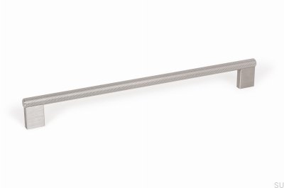 Uchwyt meblowy podłużny Graf Mini 256 Srebrny