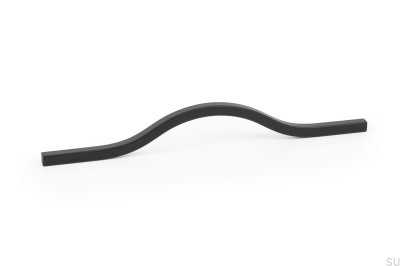 Uchwyt meblowy podłużny Brave 192 Aluminiowy Czarny