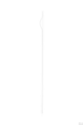 Uchwyt meblowy podłużny Brave 992 Aluminiowy Biały (asymetryczny)