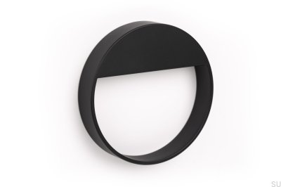 Uchwyt meblowy okrągły Bau 64 Metalowy czarny