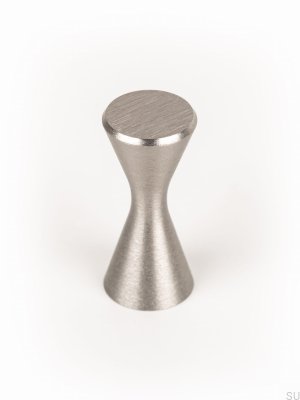 Galka meblowa Diabolo Srebrna Szczotkowana