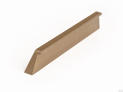 Uchwyt meblowy podłużny Rail 160 Aluminiowy Złoty Szczotkowany Cava