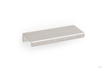 Uchwyt meblowy krawędziowy Way 64 Aluminiowy Srebrny