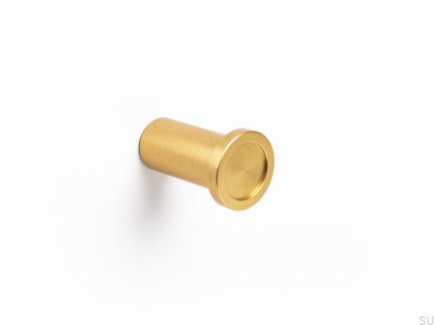 Wieszak ścienny Round Złoty szczotkowany Eco