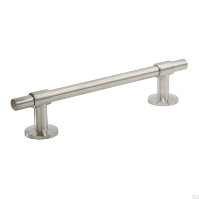 Uchwyt meblowy podłużny Uniform 128 Stalowy Szczotkowany