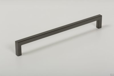 Uchwyt meblowy podłużny U 0056 192 Metalowy Szary Szczotkowany