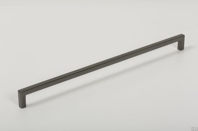 Uchwyt meblowy podłużny U 0056 320 Metalowy Szary Szczotkowany