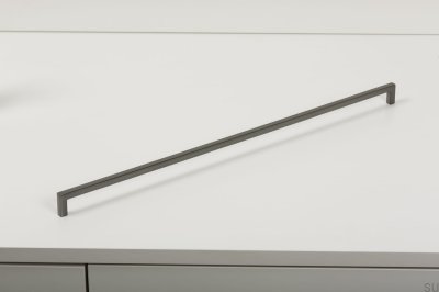 Uchwyt meblowy podłużny U 0056 492 Metalowy Szary Szczotkowany