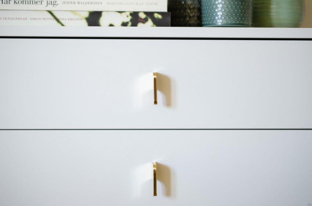 Uchwyt meblowy Soft Cut mosiężny polerowany