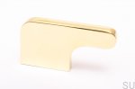 Uchwyt meblowy Soft Cut mosiężny polerowany