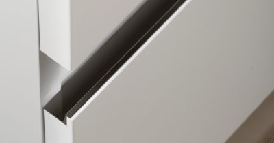 Uchwyt meblowy krawędziowy Grada 797 Aluminiowy Czarny