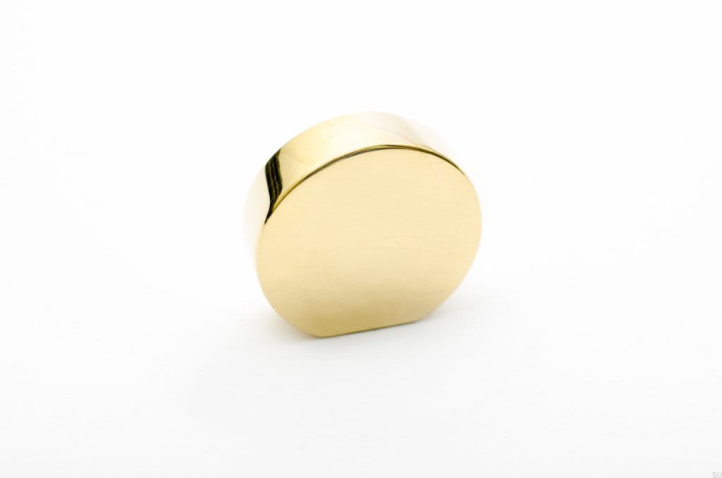 Gałka meblowa Globe 20 mosiądz polerowany
