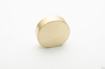 Gałka meblowa Globe 20 Mosiężna Szczotkowana Nielakierowana