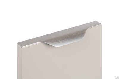 Uchwyt meblowy krawędziowy Vector 0434 147 Aluminiowy Srebrny Szczotkowany