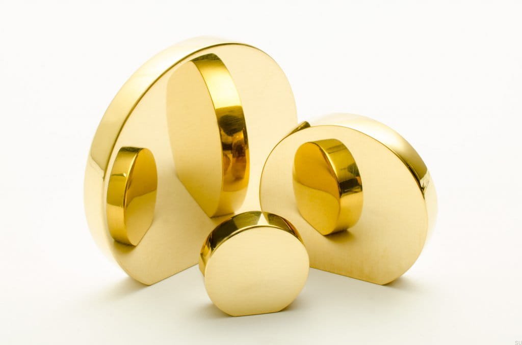 Gałki Globe mosiądz polerowany