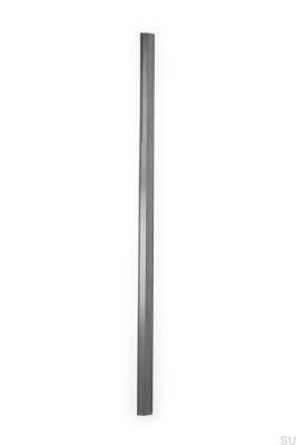 Uchwyt meblowy krawędziowy Wing 1120 Aluminiowy Czarny Szczotkowany