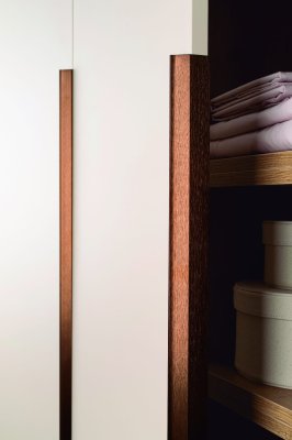 Uchwyt meblowy krawędziowy Wing 1120 Aluminiowy Antyczny Brąz