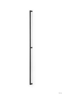 Uchwyt meblowy podłużny Eto 992 Drewniany Czarny z Czarnym Aluminium