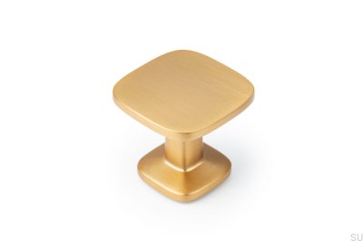 Gałka meblowa Quart Big Złota Szczotkowana Cava