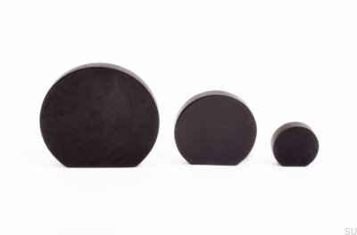 Gałka meblowa Globe 50 Czarne aluminium