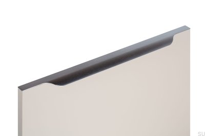 Uchwyt meblowy krawędziowy Vector 0434 497 Aluminiowy Szary Szczotkowany