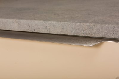 Uchwyt meblowy krawędziowy Vector 0434 697 Aluminiowy Srebrny Szczotkowany