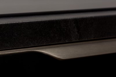 Uchwyt meblowy krawędziowy Vector 0434 897 Aluminiowy Srebrny Szczotkowany