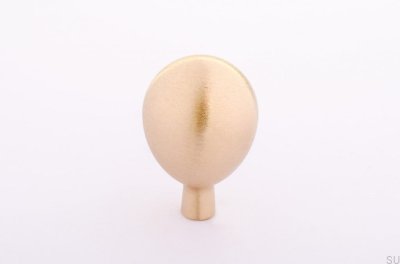 Gałka meblowa Drop 20 Mosiężna Szczotkowana Nielakierowana