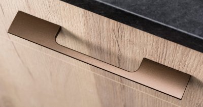 Uchwyt meblowy podłużny Peak 768 Aluminiowy Metaliczny Brązowy
