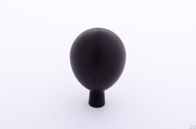 Gałka meblowa Drop 20 Czarne aluminium