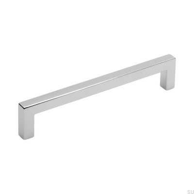Uchwyt meblowy podłużny 0143 128 Srebrny Szczotkowany (inox look)