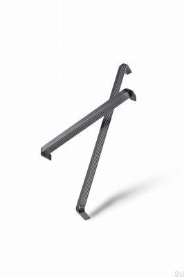 Uchwyt meblowy podłużny Lines 320 Ciemny Szary Szczotkowany