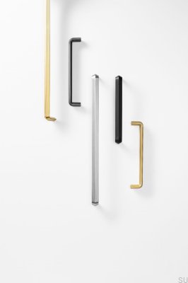 Uchwyt meblowy podłużny Lines 320 Metalowy Czarny Mat