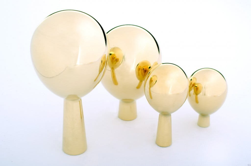 Złote polerowane z serii Drop