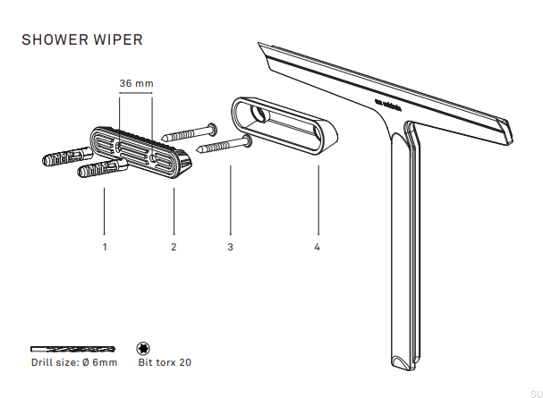 7032--Ściągaczka-wody-do-szyb-i-kabin-prysznicowych-Czarna-ze-Złotym-Unidrain-Skandynawskie-Uchwyty-rysunek-techniczny