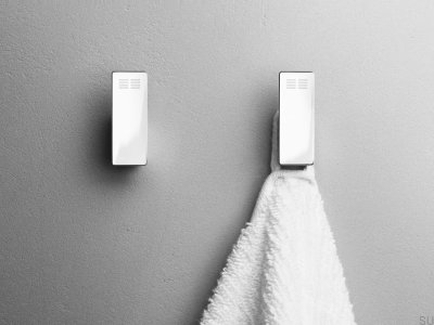 Wieszaki ścienne 7071 Stal Polerowana (2 sztuki)