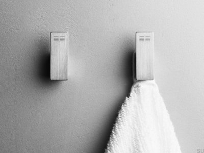 Wieszaki ścienne 7070 Stal Szczotkowana (2 sztuki)