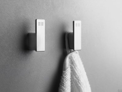 Wieszaki ścienne 7070 Stal Szczotkowana (2 sztuki)