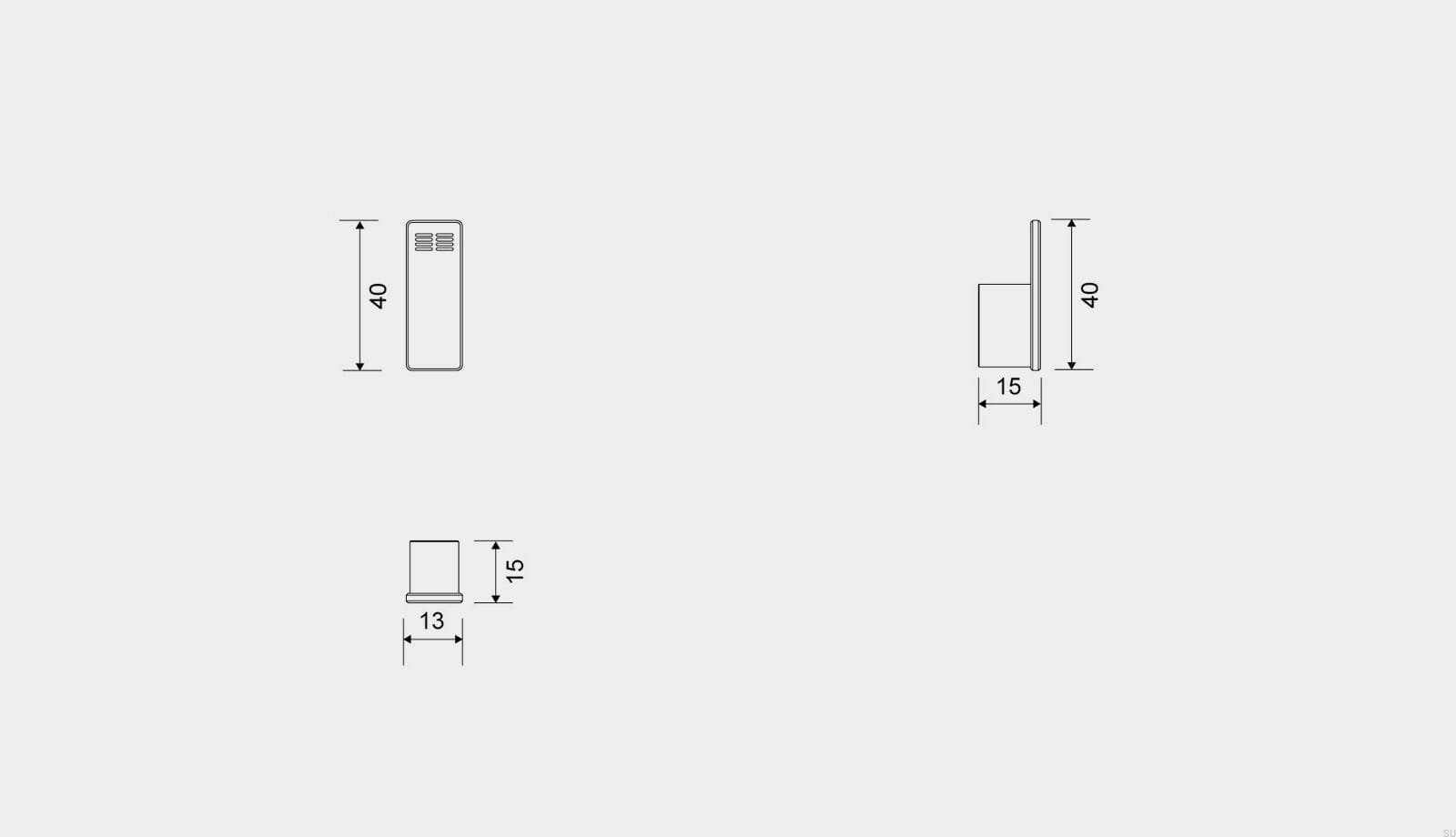 7070--Wieszaki-ścienne-Stal-Szczotkowana-Unidrain-Skandynawskie-Uchwyty-rysunek-techniczny