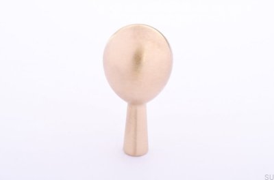 Wieszak ścienny Drop 40 Złoty Mosiężny Szczotkowany Nielakierowany