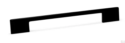 Uchwyt meblowy podłużny Dino 96/128 Metalowy Czarny Mat