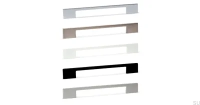 Uchwyt meblowy podłużny Dino 288/320 Metalowy Czarny Mat