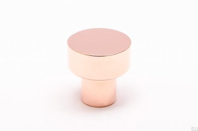 Gałka meblowa Dot 18 Miedziana Polerowana Nielakierowana