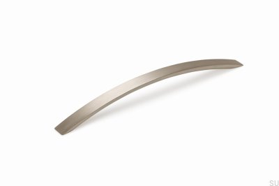 Uchwyt meblowy podłużny Arko 192 Aluminiowy Srebrny Szczotkowany