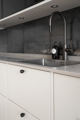 Gałka meblowa Esther Stalowa Czarna Matowa