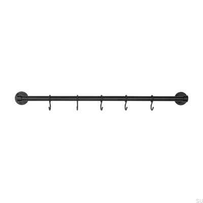 Wieszak kuchenny Aveny 640 Mosiężny Czarny