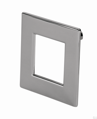 Uchwyt meblowy kwadratowy 2057 Chrom Polerowany