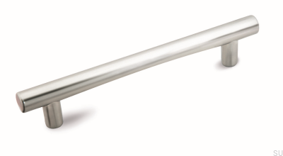 Uchwyt meblowy podłużny 1975 128 Aluminiowy Nikiel Szczotkowany