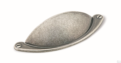 Uchwyt meblowy muszlowy 1761 64 Antyczny Srebrny 