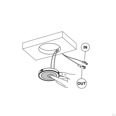 Spot LED Holl TDM D-M Czarny Mat